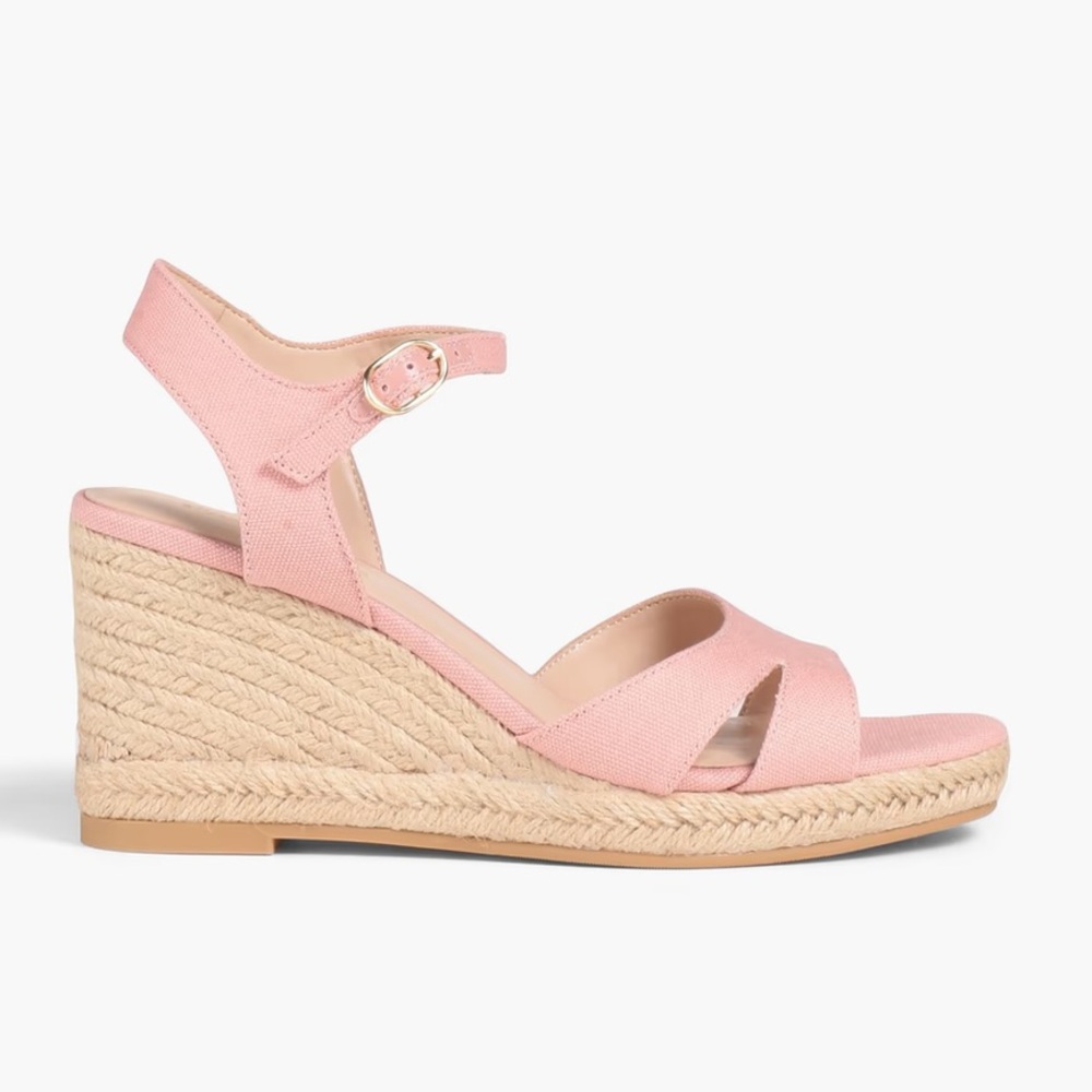 STUART WEITZMAN 5.5 Mykonos Espadrille Wedge Sandals NEW